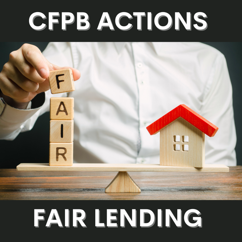 CFPB Actions Fair Lending